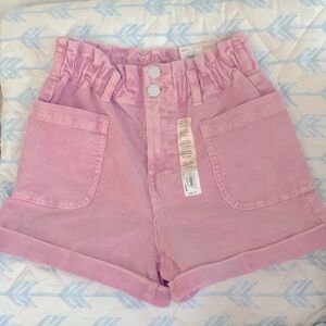 SO Corduroy High Rise Mom Short